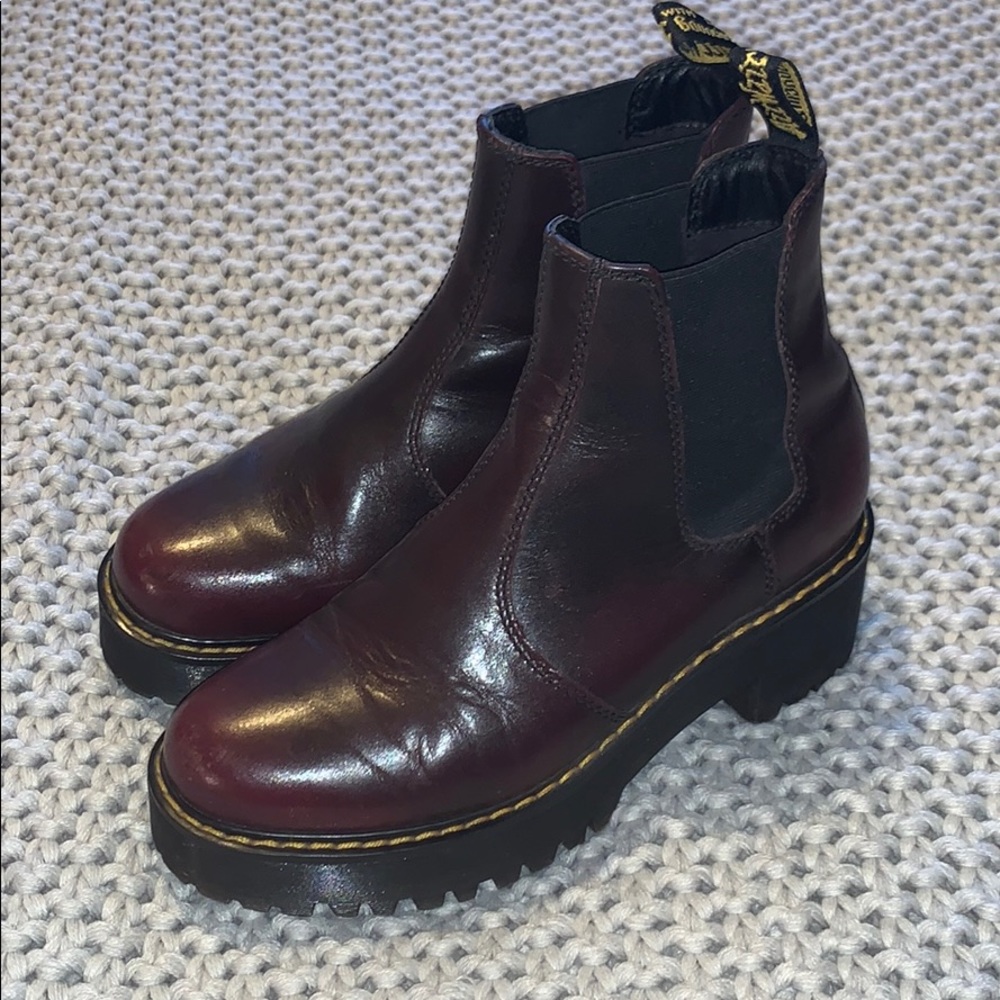 Dr. Martens Rometty Chelsea Boots Burgundy